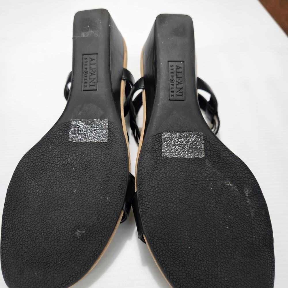 Alfani Vacanzaa Step 'N Flex Zebra Wedge Sandals Size 8.5W - Picture 5 of 8